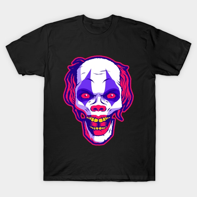 Creepy Joker T-Shirt by Mooxy